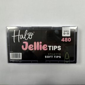 Halo Jellie Tips Stiletto Sizes 0-11 (480)